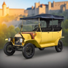 Yatian Yellow LY05A Элегантные качели, пересекающий зеленый оазис: выбор для отпуска на гольф-каре в отеле