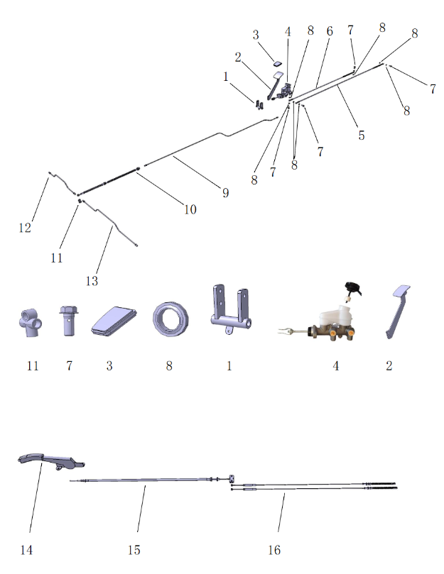 Оригинальные запасные части для классического электромобиля LY05B, полная система компонентов на складе