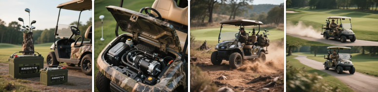 Факторы, влияющие на диапазон электрических охотничьих гольф -тележек