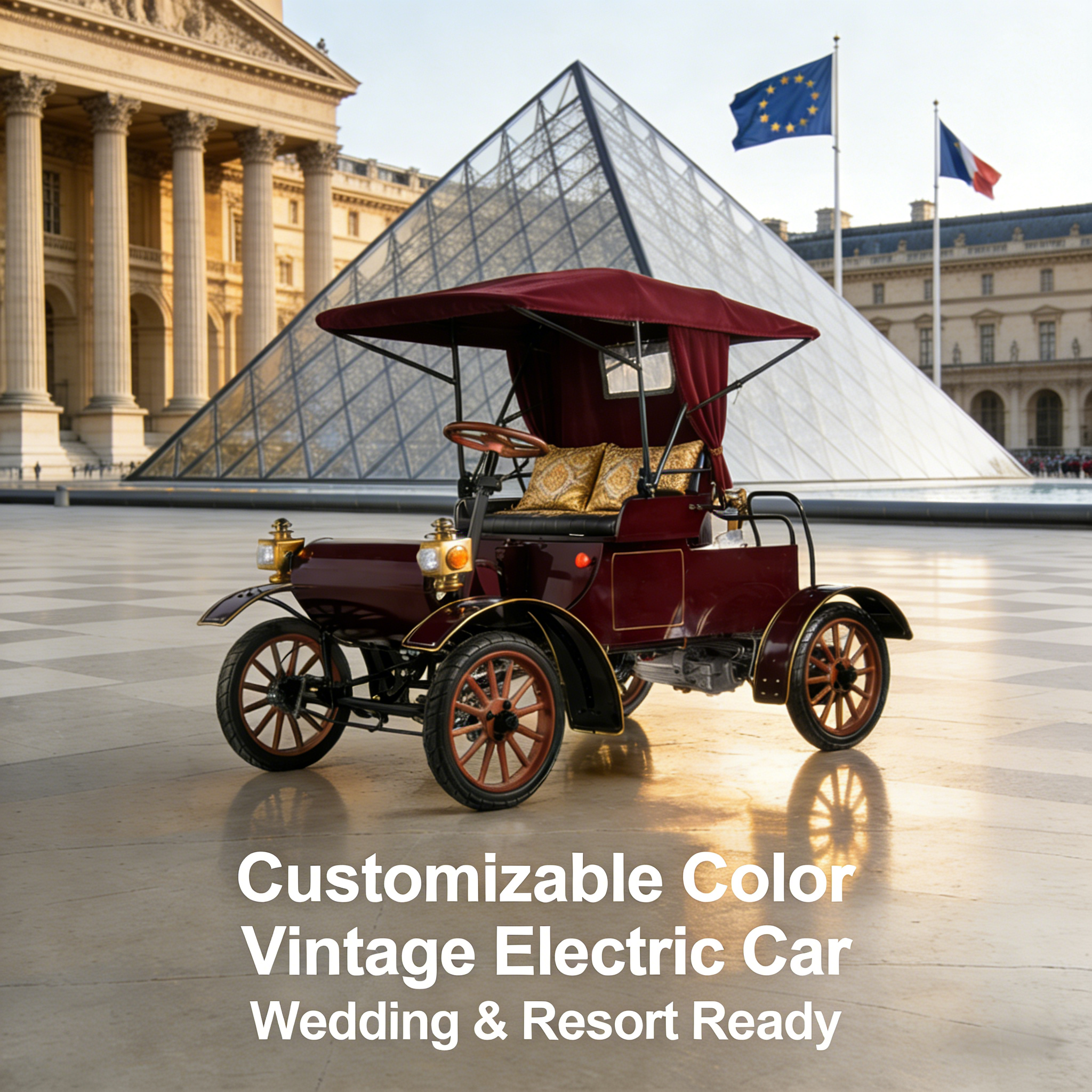 Винтажный электромобиль