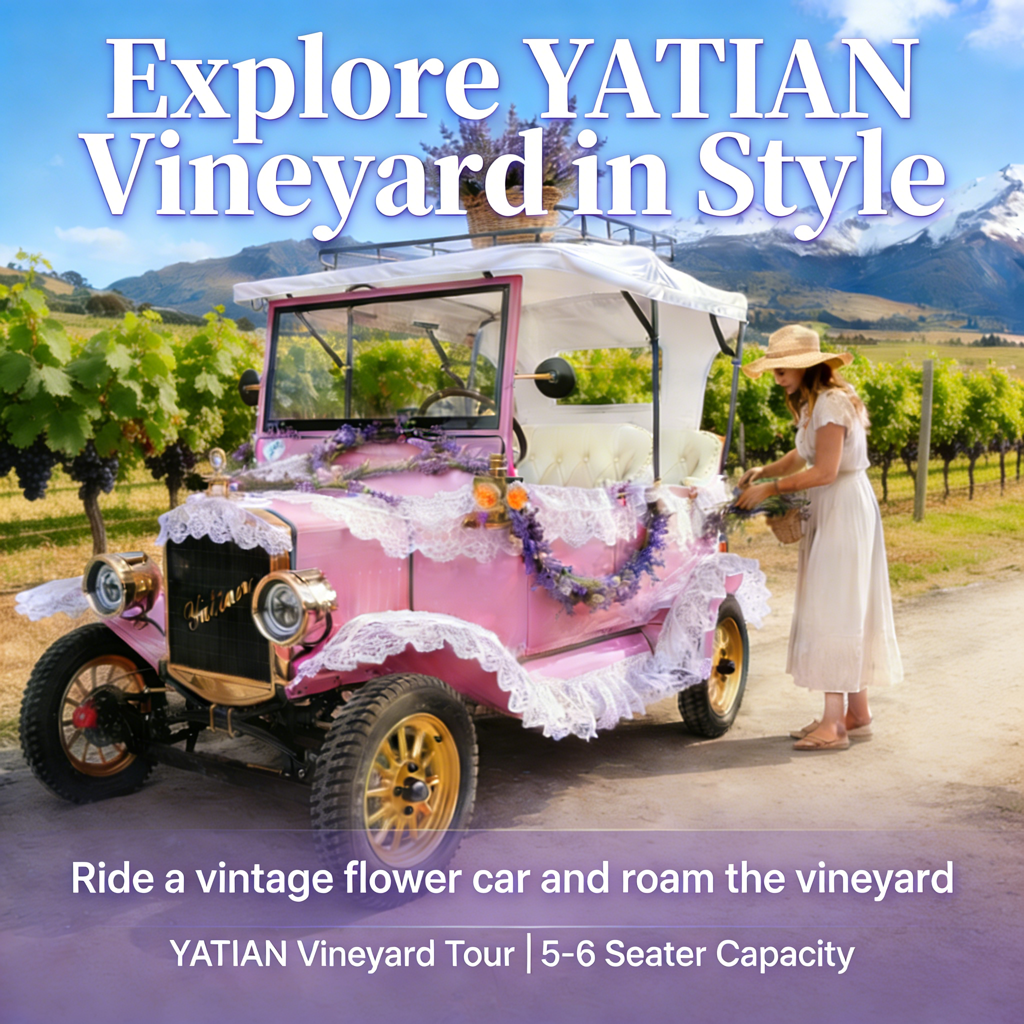 Винтажный электромобиль