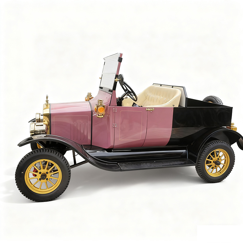 Ретро-электрический грузовик для доставки на короткие расстояния, стильный грузовой автомобиль для курортов и парков