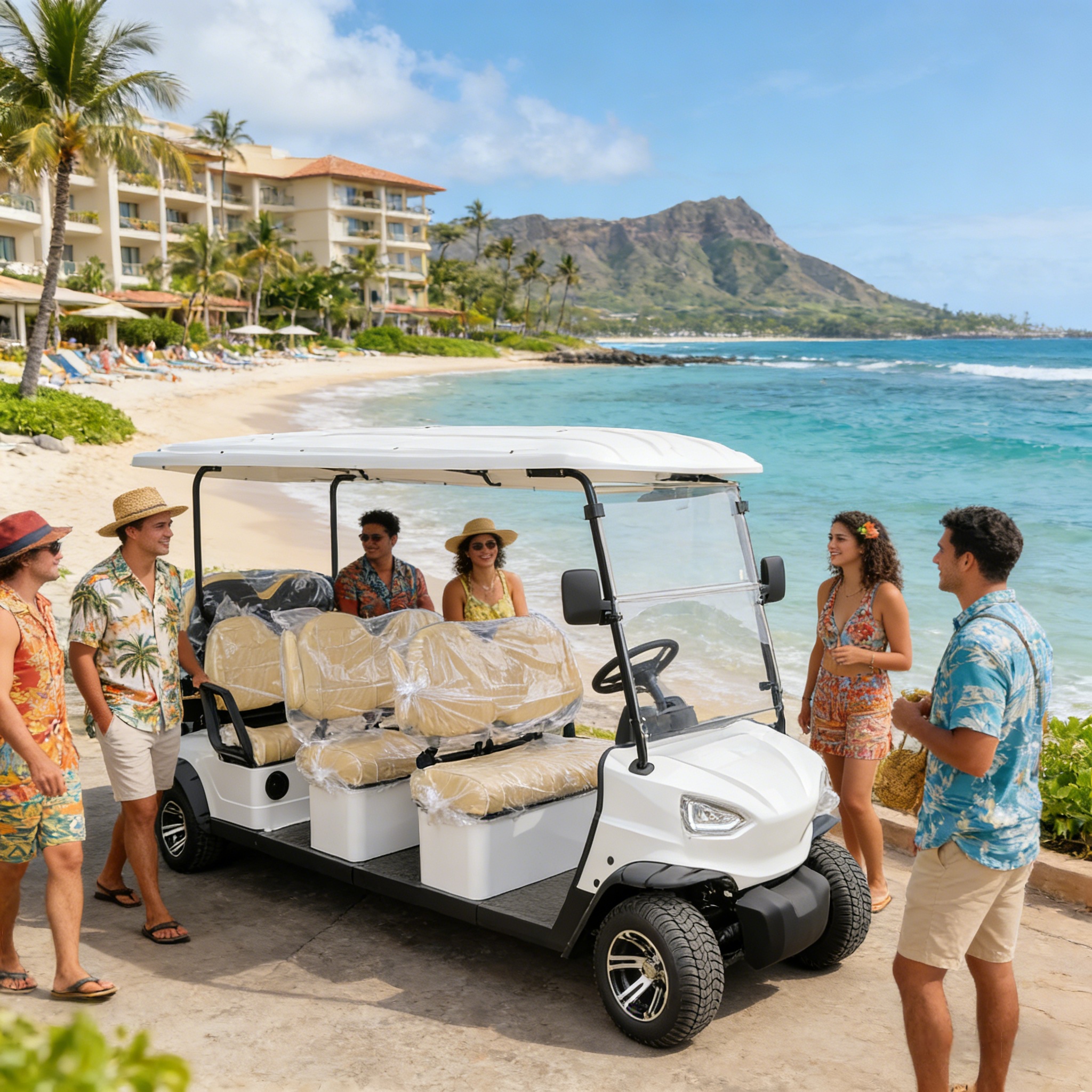 8-местный электрический экскурсионный гольф-кар (1)