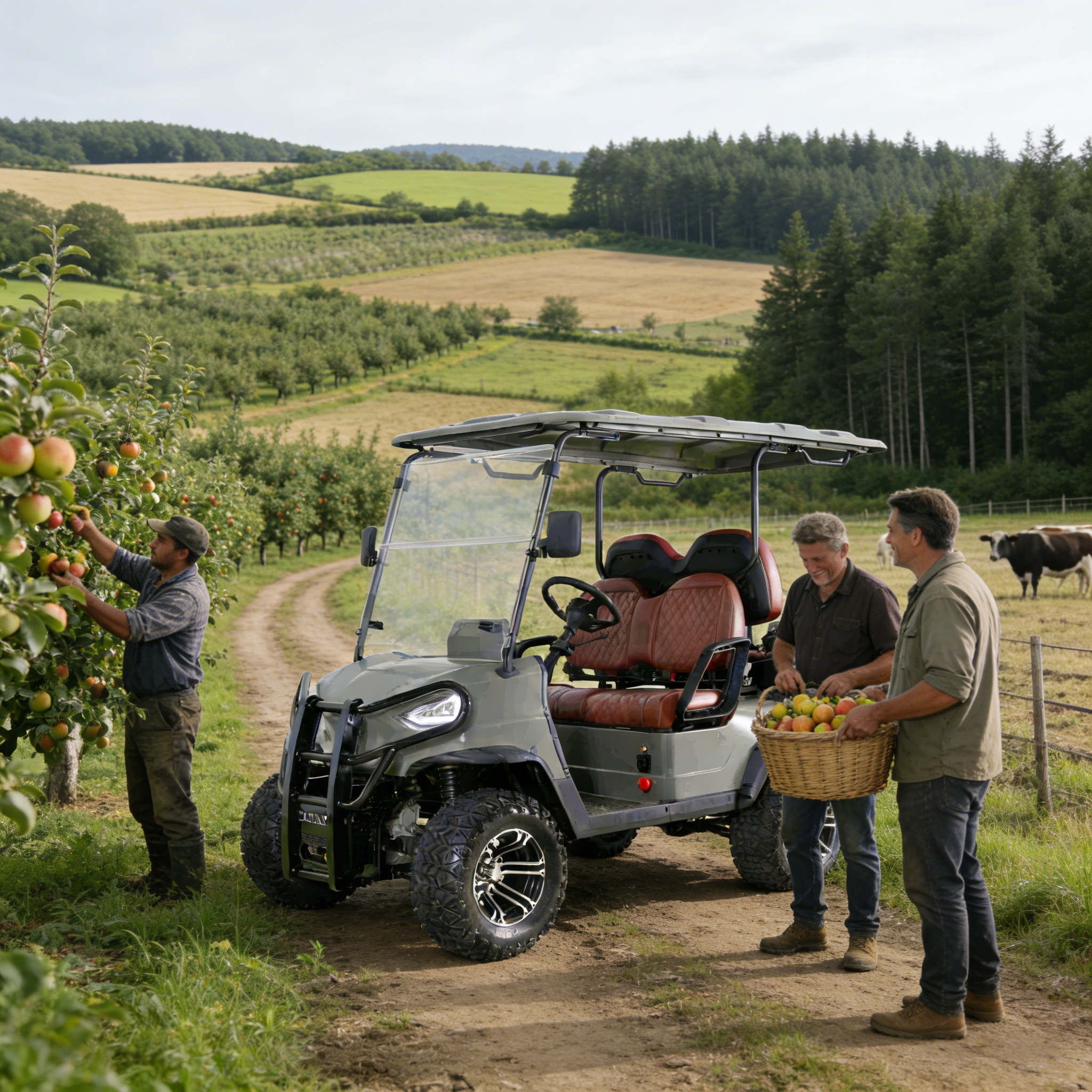 Yatian Electric UTV 4x4: вездеходная рабочая лошадка для охоты, сельского хозяйства и бездорожья