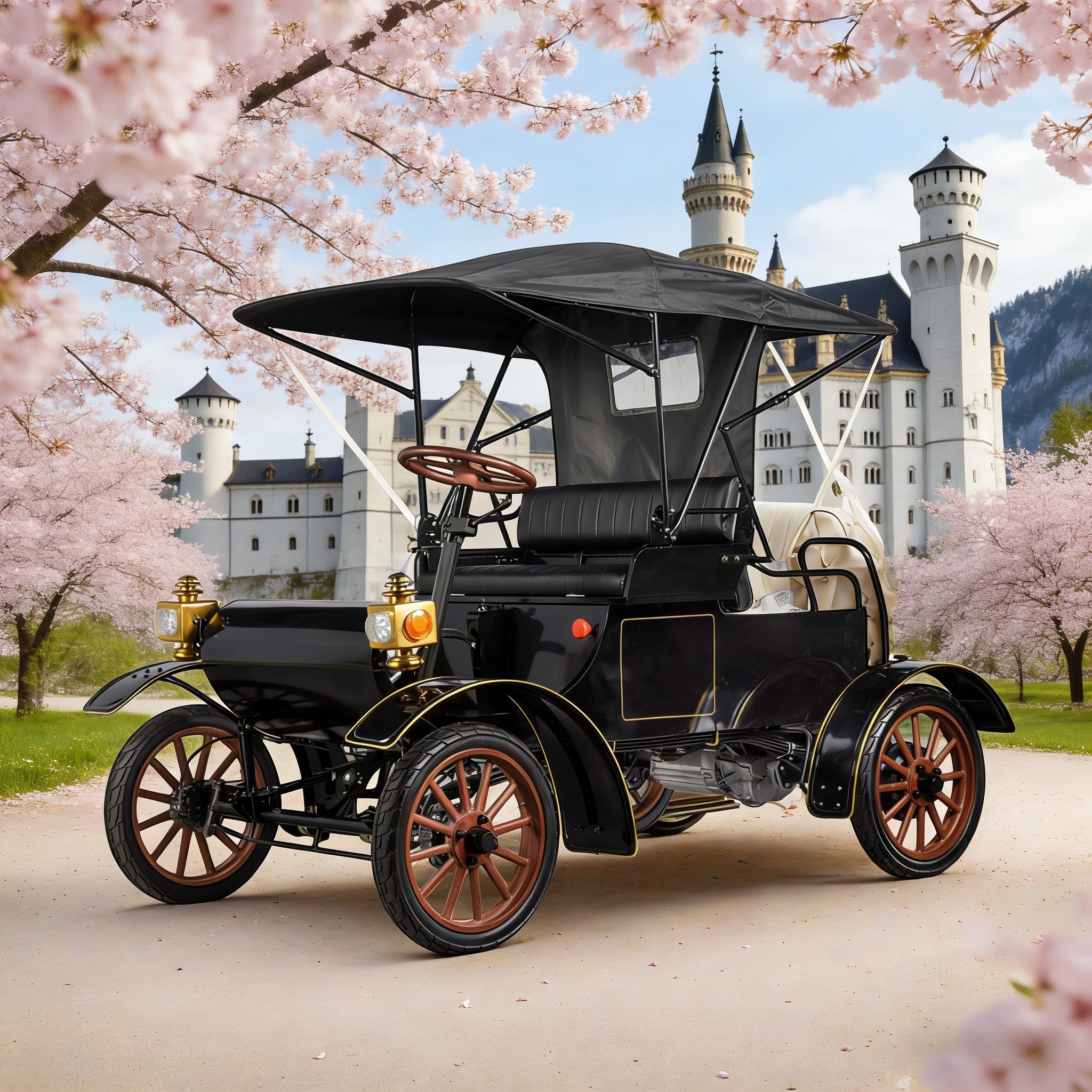 Классическая тележка для гольфа (12)